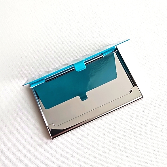 Bird Card Case by Design Ideas in Deep Robin Egg Blue NEW! - Picture 2 of 4